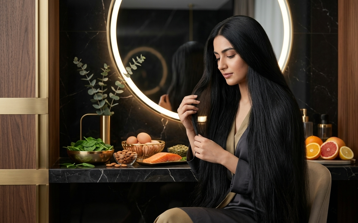 Balanced Hair Care Routine and Scalp Health
