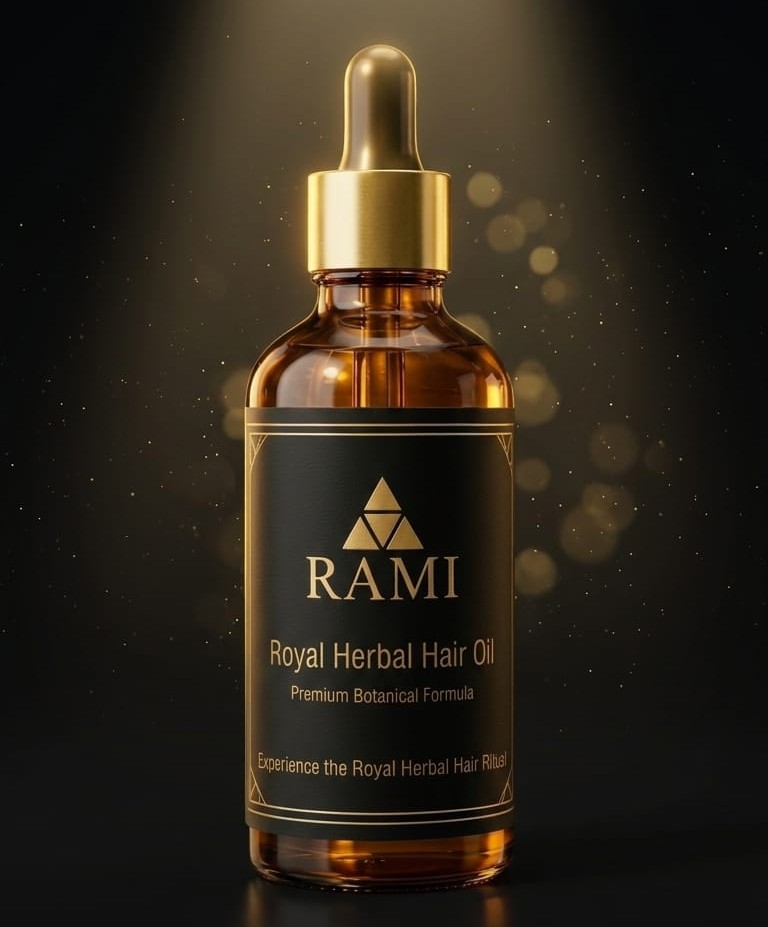 Rami Amber Glass Bottle Packaging
