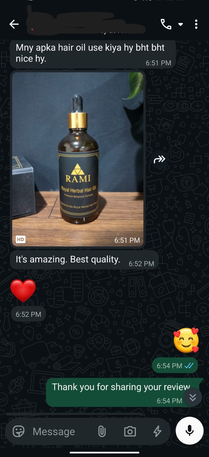 RAMI Hair Oil Review