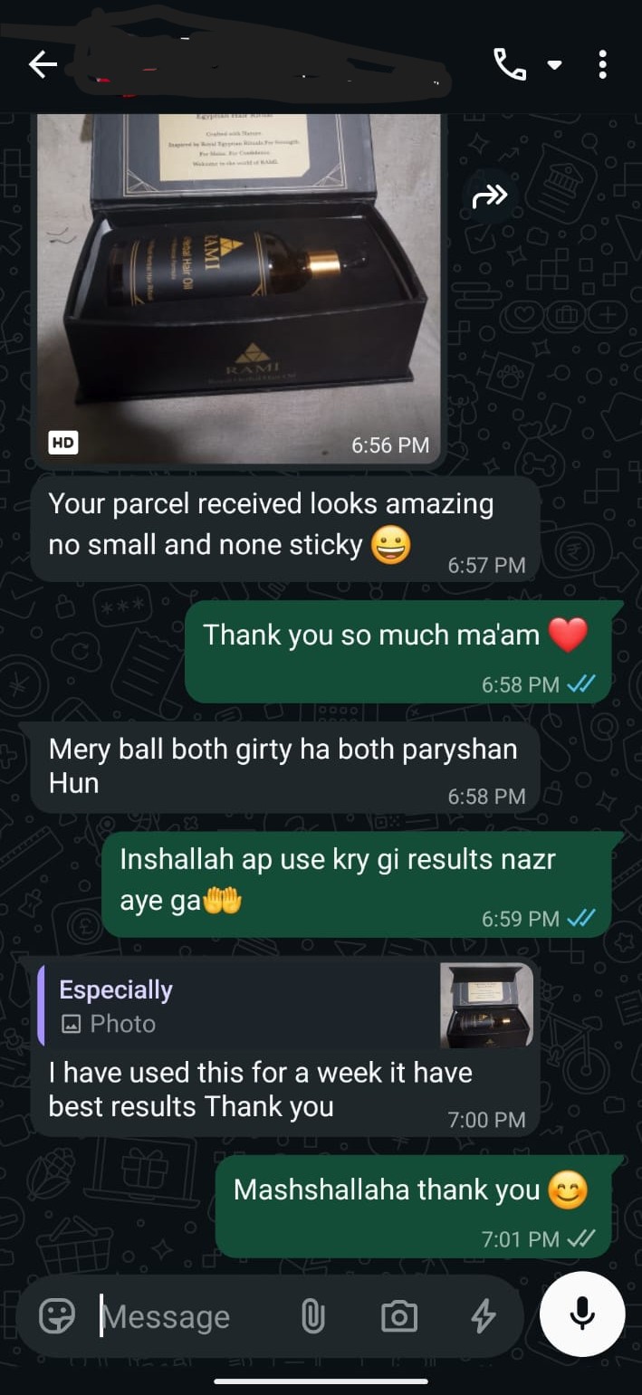RAMI Hair Oil Review